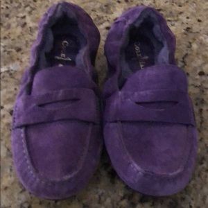 Cole Haan purple suede with sheepskin